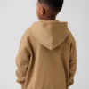Felpa con cappuccio e zip per bambini Vintagesoft Logo