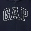Felpa con cappuccio e zip per bambini Vintagesoft Logo