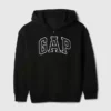 Felpa con cappuccio e zip per bambini Vintagesoft Logo