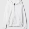 Felpa con cappuccio e zip Vintagesoft