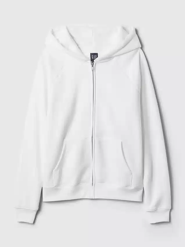 Felpa con cappuccio e zip Vintagesoft