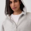 Felpa con cappuccio e zip Vintagesoft