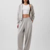 Felpa con cappuccio e zip Vintagesoft