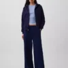 Felpa con cappuccio e zip Vintagesoft