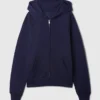 Felpa con cappuccio e zip Vintagesoft