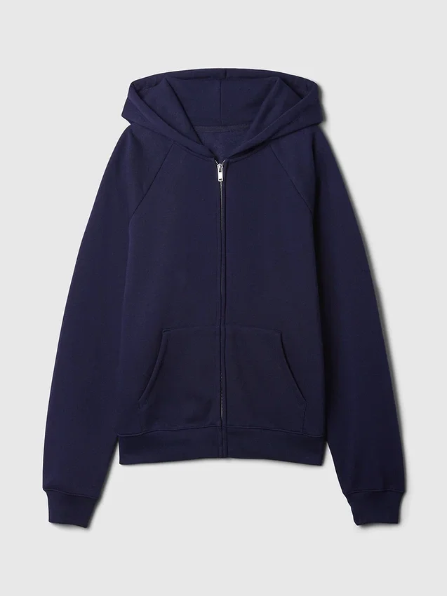 Felpa con cappuccio e zip Vintagesoft