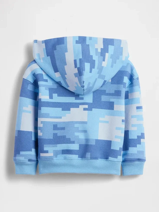 Felpa con cappuccio e zip Vintagesoft Camo per Neonato & Bebè