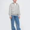 Felpa con cappuccio e zip Vintagesoft per bambini