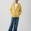 Felpa con cappuccio e zip Vintagesoft per bambini