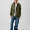 Felpa con cappuccio e zip Vintagesoft per bambini