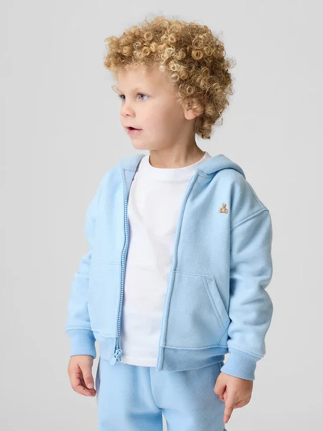 Felpa con cappuccio e zip Vintagesoft per Neonato & Bebè