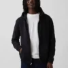 Felpa con cappuccio e zip Vintagesoft Relaxed per adulti