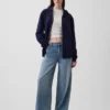 Felpa con cappuccio e zip Vintagesoft Relaxed per adulti