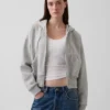 Felpa con cappuccio e zip Vintagesoft Wedge