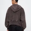 Felpa con cappuccio e zip Vintagesoft Wedge