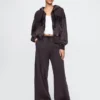 Felpa con cappuccio e zip Vintagesoft Wedge