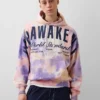 Felpa con cappuccio GAP × Awake Ny in tessuto pesante oversize con logo