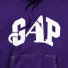 Felpa con cappuccio GAP × Awake Ny in tessuto pesante oversize con logo