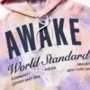 Felpa con cappuccio GAP × Awake Ny in tessuto pesante oversize con logo