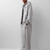 Felpa con cappuccio GAP × Awake Ny in tessuto pesante oversize con logo e cerniera
