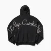 Felpa con cappuccio GAP × Awake Ny in tessuto pesante oversize con logo e cerniera
