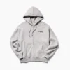 Felpa con cappuccio GAP × Awake Ny in tessuto pesante oversize con logo e cerniera