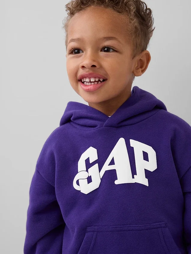 Felpa con cappuccio GAP × Awake Ny per bambini Vintagesoft con logo