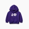 Felpa con cappuccio GAP × Awake Ny per bambini Vintagesoft con logo