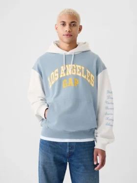 Felpa con cappuccio GAP con logo della città di Los Angeles