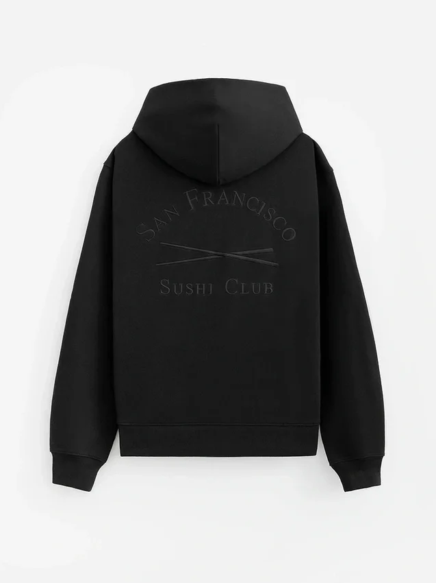 Felpa con cappuccio GAP × Sushi Club pesante con logo
