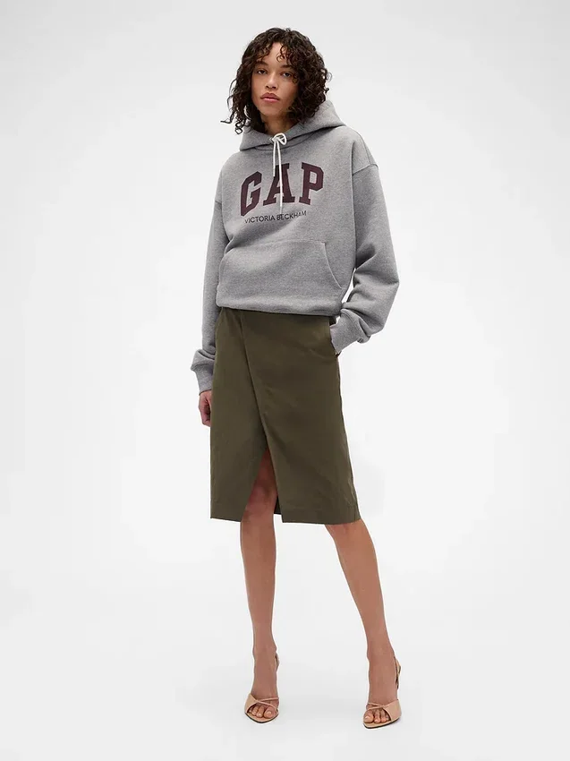 Felpa con cappuccio GAP × Victoria Beckham in felpa francese pesante