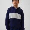 Felpa con cappuccio Henley Vintagesoft per bambini, vestibilità comoda