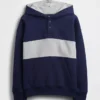Felpa con cappuccio Henley Vintagesoft per bambini, vestibilità comoda