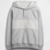 Felpa con cappuccio Henley Vintagesoft per bambini, vestibilità comoda