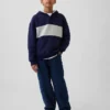 Felpa con cappuccio Henley Vintagesoft per bambini, vestibilità comoda