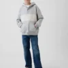 Felpa con cappuccio Henley Vintagesoft per bambini, vestibilità comoda