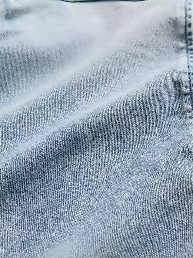 Felpa con cappuccio in denim a maglia per bambini
