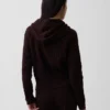 Felpa con cappuccio in maglia a trecce dal taglio ampio CashSoft