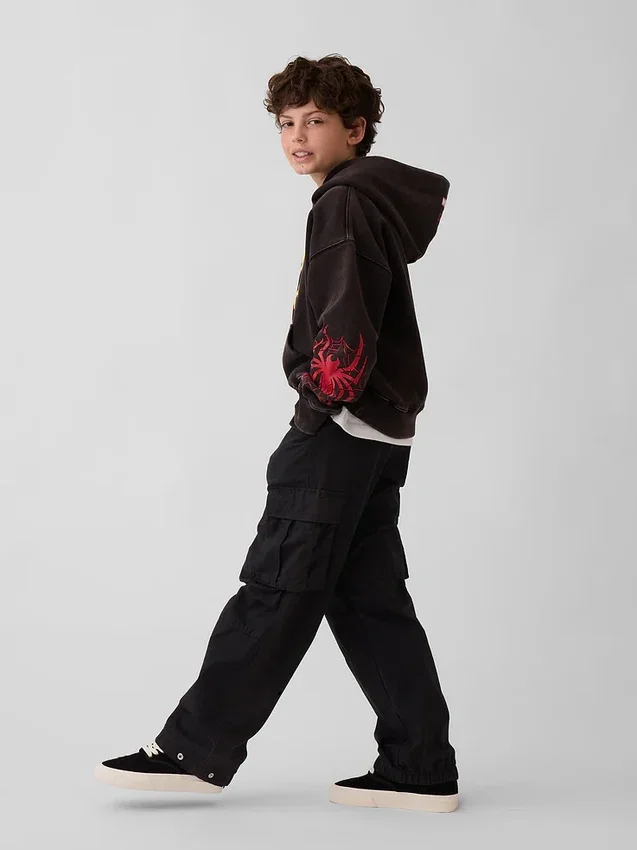 Felpa con cappuccio Marvel Vintagesoft Spider-Man dal taglio comodo per bambini