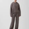 Felpa con cappuccio oversize CashSoft a maglia Shaker
