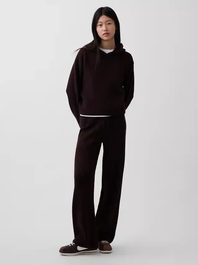 Felpa con cappuccio oversize CashSoft a maglia Shaker