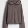 Felpa con cappuccio oversize CashSoft a maglia Shaker