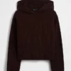 Felpa con cappuccio oversize CashSoft a maglia Shaker