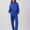 Felpa con cappuccio oversize corta con logo Vintagesoft