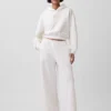 Felpa con cappuccio oversize corta con logo Vintagesoft