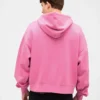 Felpa con cappuccio oversize corta e pesante per adulti