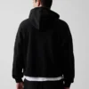 Felpa con cappuccio oversize corta e zip Vintagesoft
