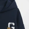 Felpa con cappuccio oversize e zip Vintagesoft per bambini