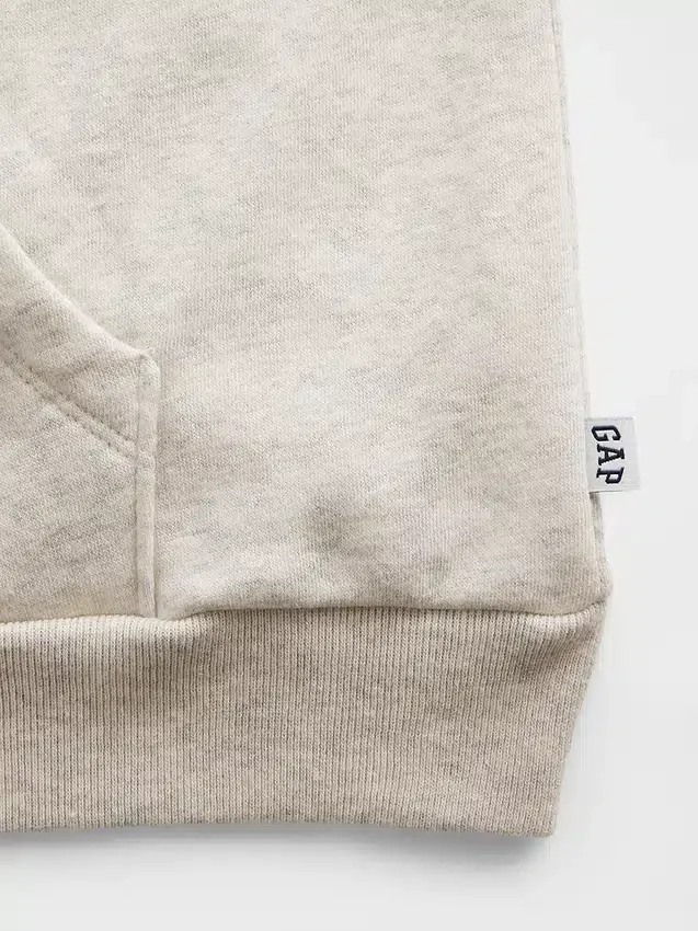 Felpa con cappuccio oversize e zip Vintagesoft per bambini