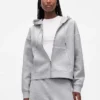 Felpa con cappuccio oversize GapFit con zip